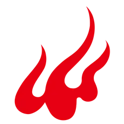 Flame Pattern - red - graphic design - No Watermark PNG