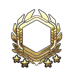 Gold Emblem - hexagon - Lossless PNG