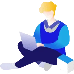 Sitting Man - technology - Transparent Layer PNG