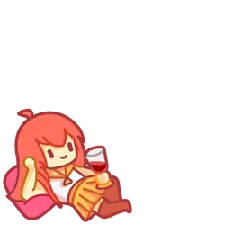 Red-Haired Girl - leisure - Transparent Background PNG