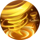 Golden Vortex - energy - Lossless PNG