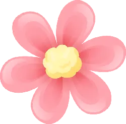 Pink Flower - pink - cute - Free Download PNG