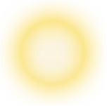 Sun Halo - circular - Transparent Background PNG