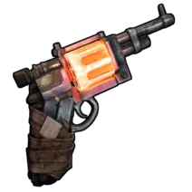 Mechanical Pistol - future technology - High Resolution PNG