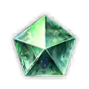 Pentagonal Gemstone - green - Free Download PNG