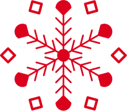 Snowflake Pattern - symmetrical - decorative - High Resolution PNG