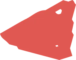 Red Irregular Shape - No Watermark PNG