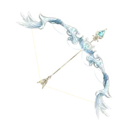 Ice Bow and Arrow - bow - Transparent Layer PNG