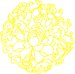 Lotus Pattern - lotus - circle - No Background PNG