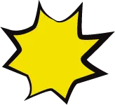 Yellow Star Shape - yellow - Lossless PNG