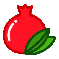 Pomegranate - Transparent Background PNG - sweet