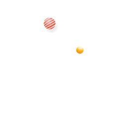 Red and White Striped Balloon - red - Transparent Background PNG