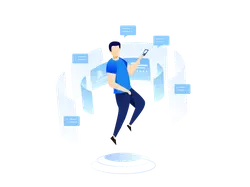 Person Using Smartphone - interaction - Lossless PNG
