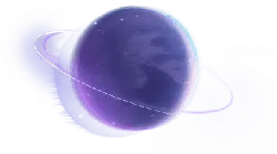 Purple Planet - mysterious - PNG