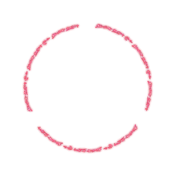 Red Halo - lines - Transparent Background PNG