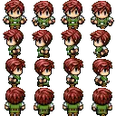 Green Cartoon Character - animation - PNG