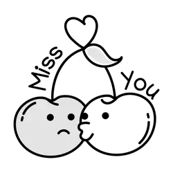Sad Apple Logo - icon - PNG Images