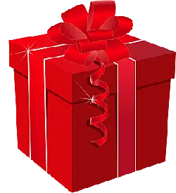 Red Gift Box - ribbon - gift box - Lossless PNG