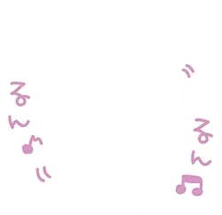 Pink Notes - music - No Background PNG
