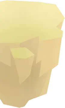Yellow Geometric Shape - 3d - PNG