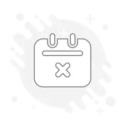 Calendar Delete Icon - icon - High Resolution PNG