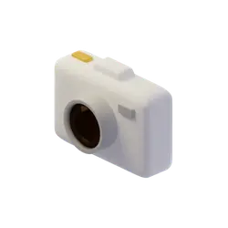White Camera - minimalist - Free Download PNG