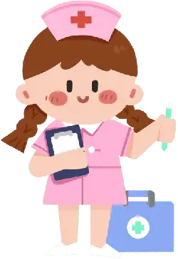 Little Girl in Pink Nurse Uniform - little girl - Lossless PNG