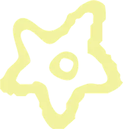 Star Shape - yellow - geometric - No Watermark PNG