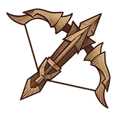 Gold Bow and Arrow - gold - Free Download PNG