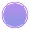 Purple Neon Circle - purple - PNG Images