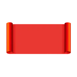Red Scroll - red - PNG Images