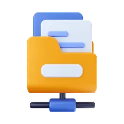 Folder Icon - information - share - Transparent Layer PNG