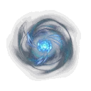 Blue Energy Vortex - future - energy - No Background PNG