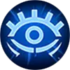 Gears Eye - logo - Transparent Background PNG
