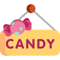 Candy Sign - sign - No Watermark PNG