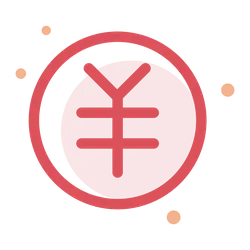 Red Circle with Symbol - logo - Free Download PNG