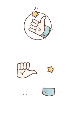 Thumbs Up Sticker - star - Transparent Layer PNG