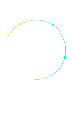 Colorful Halo - tech - lines - PNG