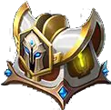 Golden Helmet - metal - High Resolution PNG
