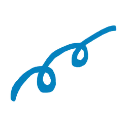 Blue Curve Pattern - graphic design - High Resolution PNG