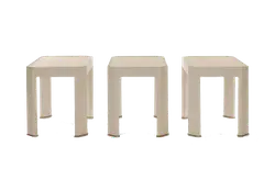 White Stools - plastic - No Watermark PNG