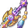 Purple Golden Staff - magic - High Resolution PNG