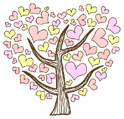 Heart Tree - illustration - Free PNG