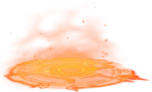 Flaming Platform - mysterious - Transparent Layer PNG