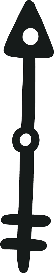 Black Arrow - symbol - No Background PNG