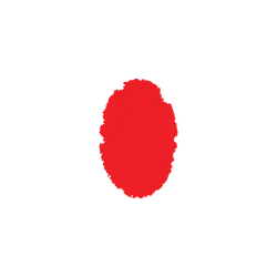 Red Circular Object - blurry - Lossless PNG