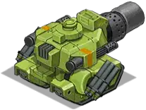 Green Tank - robotic - High Resolution PNG