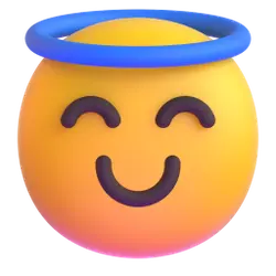 Smiling Face with Halo - smile - Lossless PNG