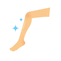 Tanned Leg - healthy - Lossless PNG