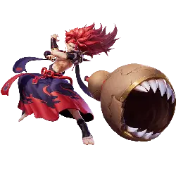 Red-haired Warrior - red hair - fighting - Transparent Background PNG
